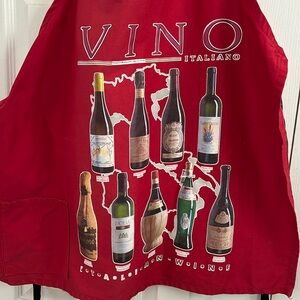 🍷 Italian Wine Cooking Apron